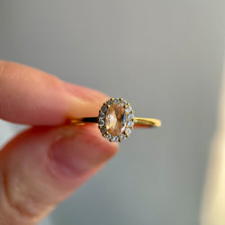 Morganite ring