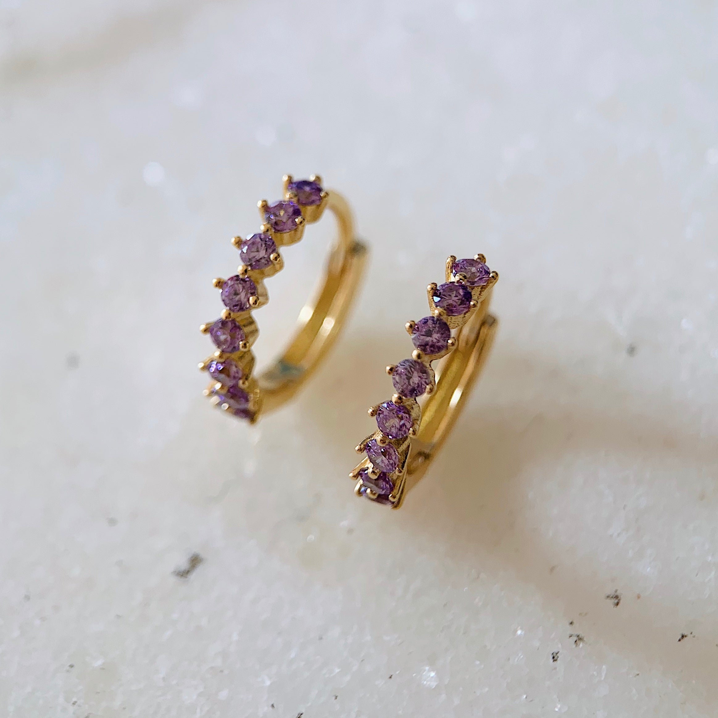 Lavender hoops
