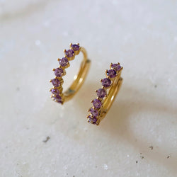 Lavender hoops