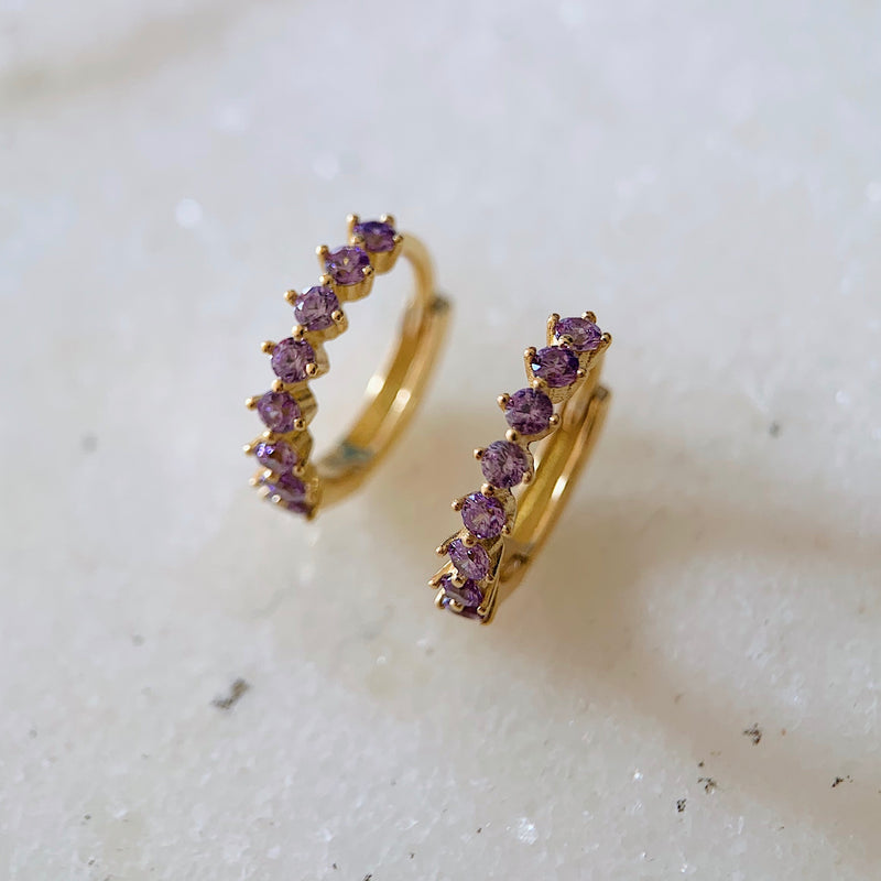 Lavender hoops