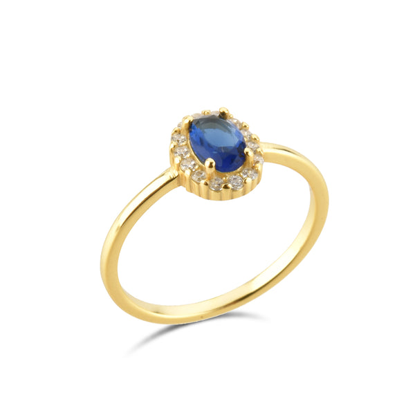 Sky blue ring