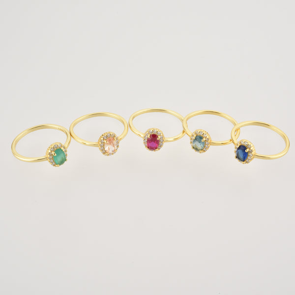 Sky blue ring