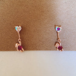 Teddy hug earrings