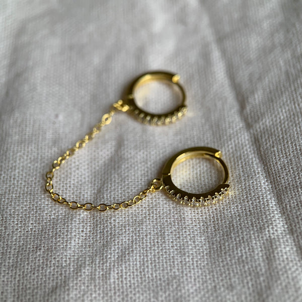 Double pavé hoops